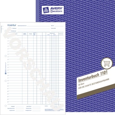 Zweckform Inventurbuch A4 50 Blatt