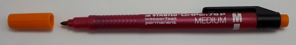 OHP-Stift normal orange permanent M **Restposten,begrenzte Menge**