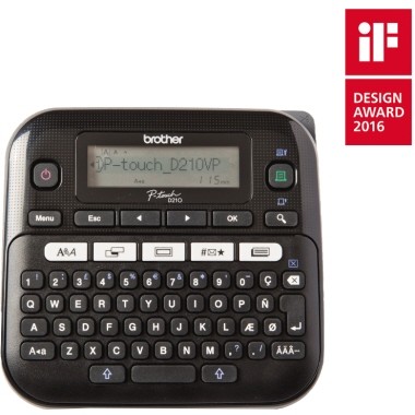 P-Touch Beschriftungsgerät D210VP Verwendung für Bandbreite: 3,5, 6, 9, 12mm