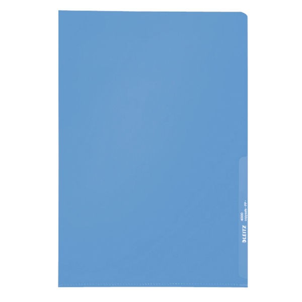 Akter A4 Standard PP genarbt 0,13 mm blau mit Kantenschweißnaht