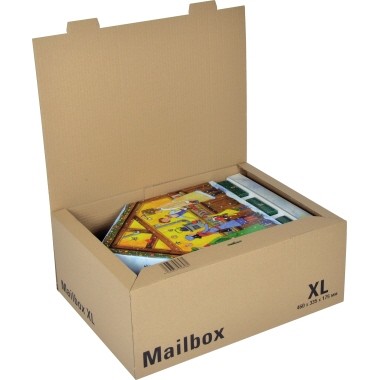 Versandkarton Mailbox XL ColomPac braun Innenmaße: 46 x 17,5 x 33,5 cm (B x H x T)