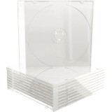 CD-Slim CASE Hülle CD/DVD transparent 10 St./Pack MediaRange Kunststoff