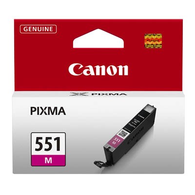 Canon Tintenpatrone CLI551M magenta Druckseiten: ca. 332 Seiten, Inhalt: 7 ml