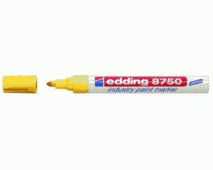 Edding 8750 Lackmarker permanent gelb industry paint marker,Rundpitze 2-4mm