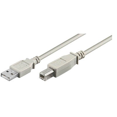 USB-VERBINDUNGSKABEL 1,8M A-B STECKER USB-A-STECKER/USB-B-STECKER