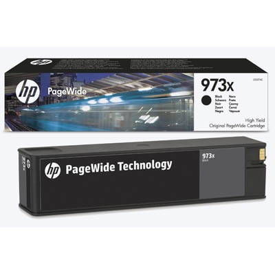 HP Tintenpatrone 973X schwarz Druckseiten: ca. 10.000 Seiten,Inhalt 182,5ml