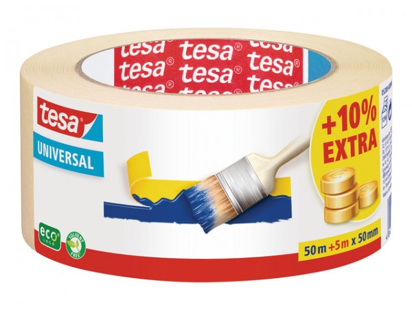 Tesa Kreppband 50mmx50m UNIVERSAL beige