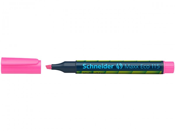 TEXTMARKER HIGHLIGHTER MAXX 115 ROSA STRICHBREIT: 1+4MM/NACHFÜLLBAR 666