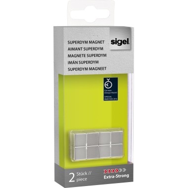 Magnet SuperDym C10 Extra Strong Würfel Maße:20x10x20mm (BxHxT), 2 St./Pack