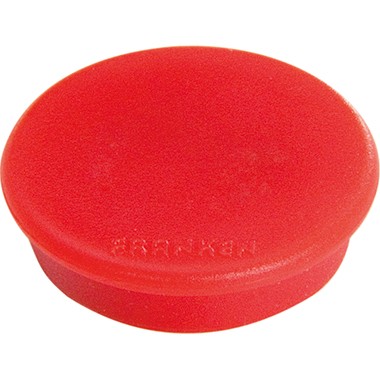 Magnete 24mm Ø Franken rot 10 St./Pack Haftkraft 0,3 kg