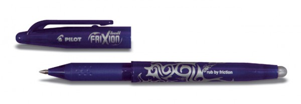 PILOT Tintenroller FriXion Ball 0,4mm blau Kappenmodell, Mine auswechselbar