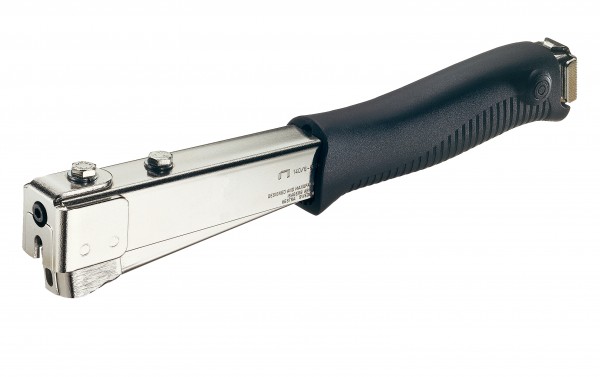 Hammertacker R11E Rapid silber/schwarz Für Flachdrahtklammern Typ 140, 6-10 mm