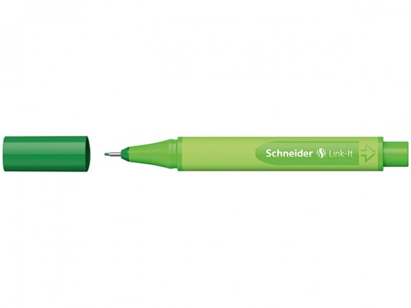 Fineliner Link-It 04 blackforest-green 10 St./Pack Schreibspitze, 0,4 mm Farbe Schaft: hellgrün