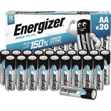 Batterie Mignon AA Energizer Max Plus 20 St./Pack Alkali-Mangan, 1,5V , LR6