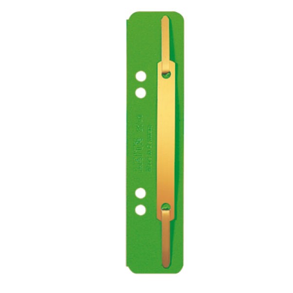 Heftstreifen kurz Papier Leitz grün 250 St./Pack Format: 35 x 158 mm, Deckschiene Metall