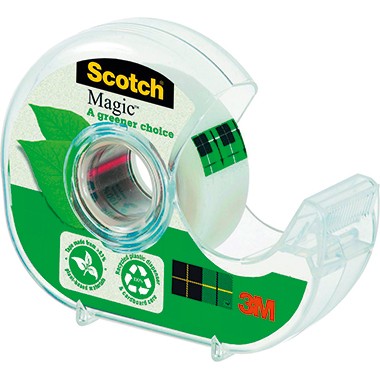 Handabroller Scotch inkl 1 Rolle 19mmx20m Magic transparent A greener choice, nachfüllbar