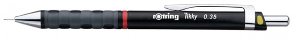 TK-Bleistift Tikky 0,35 Gehäuse schwarz Griffzone: ergonomisch, gewellt