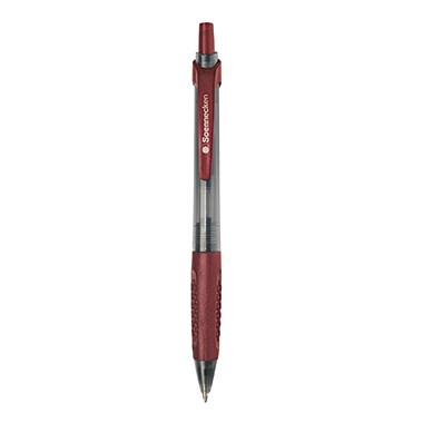 Kugelschreiber Nr.180 transluzent rot Strichstärke: M,Mine: G2 Großraummine