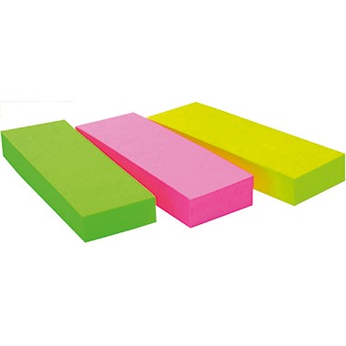 Haftstreifen 25x76mm Page Marker farbig sortiert 100 Bl./Block,3 Block/Pack, Post-it®