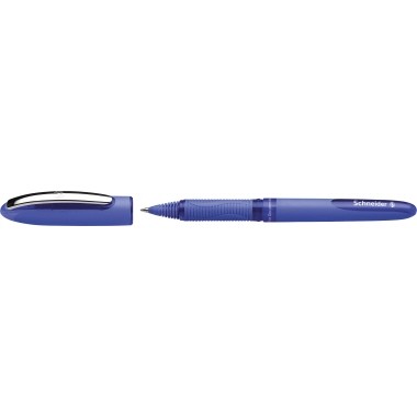 Tintenkugelschreiber One Hybrid 0,5 mm blau Kappenmodell,Hybrid-Konusspitze
