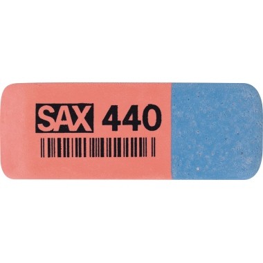 Radierer SAX 4-440-00 rot/blau Produktverwendung: Bleistifte, Buntstifte,Tinte