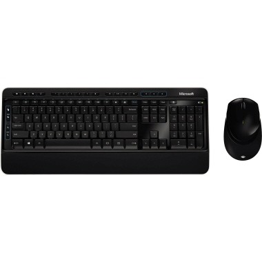 Tastatur-Maus-Set Wireless Microsoft Desktop 3050 schwarz