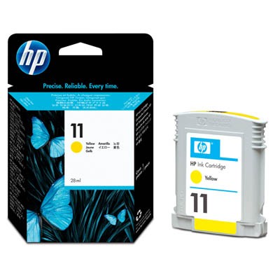 HP Tintenpatrone 11 gelb Druckseiten ca. 1750 Seiten , Inhalt 28ml