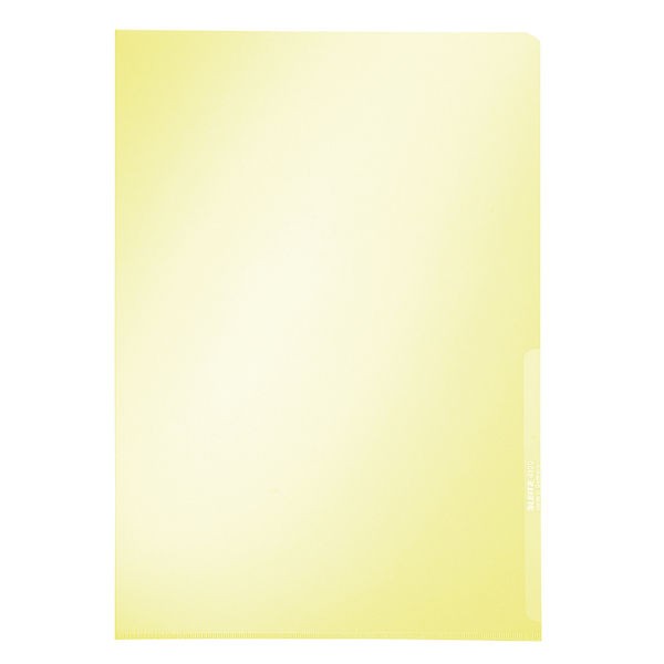 Akter A4 Hartfolie PVC 0,15mm gelb Mit stabiler Kantenschweißnaht