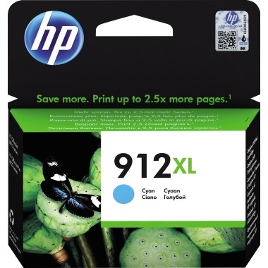 HP Tintenpatrone 912XL cyan Druckseiten: ca. 825 Seiten