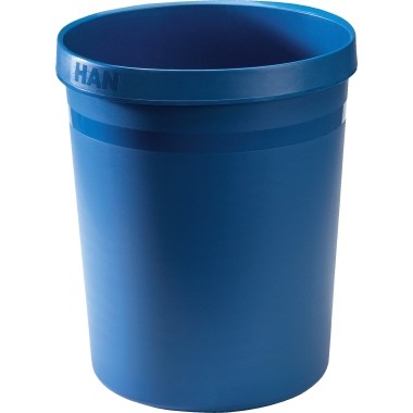 Papierkorb 18 Liter GRIP KARMA ökö-blau mit 2 Griffmulden ,konisch