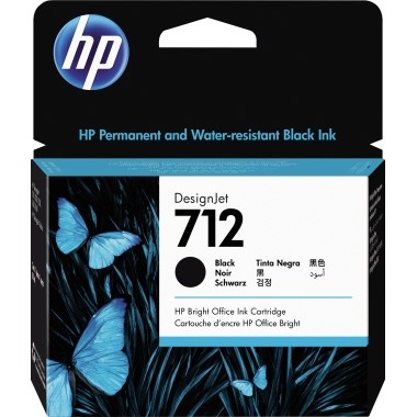 HP Tintenpatrone 712 schwarz Inhalt: 80 ml
