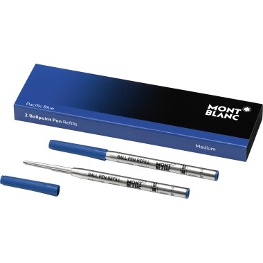 Kugelschreibermine Montblanc M blau Strichstärke: 1 mm, Ballpoint , 2 St./Pack