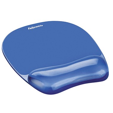 Mauspad Fellowes Crystal Gelauflage blau 20x2,5x23,5cm (BxHxT)