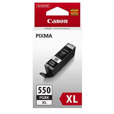 Canon Tintenpatrone PGI550XLPGBK schwarz Druckseiten ca. 500 Seiten , Inhalt: 22 ml