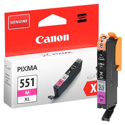 Canon Tintenpatrone CLI551XLM magenta Druckseiten ca. 680 Seiten , Inhalt: 11 ml
