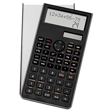 Taschenrechner Genie 82 SC (Schulrechner) schwarz Display 2 x 10-stellig