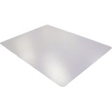 Bodenschutzmatte 115x134cm Form O transparent Cleartex, Vinyl 2,2mm Stärke, für harte Böden