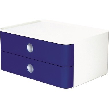 Schubladenbox HAN Smart-Box Plus Allison Gehäuse:snow white,Schublade royal blue