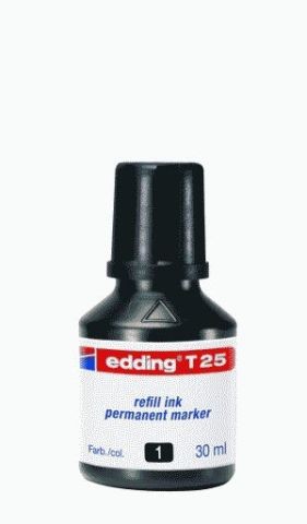 EDDING T 25 30ML SCHWARZ