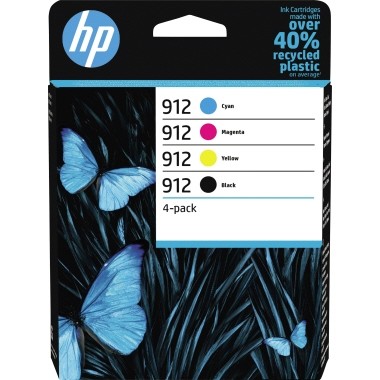 HP Tintenpatrone 912 Multipack 4 St./Pack Druckseiten: ca. 300 Seiten