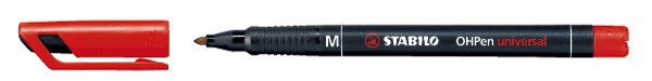 OHP-STIFT NORMAL PERMANENT ROT &quot;M&quot; 1,0MM