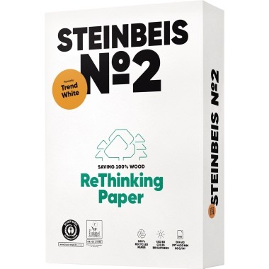 Kopierpap. A3 80g/m² Steinbeis No.2 Laserdrucker, Farblaserdrucker,500 Bl./Pack.