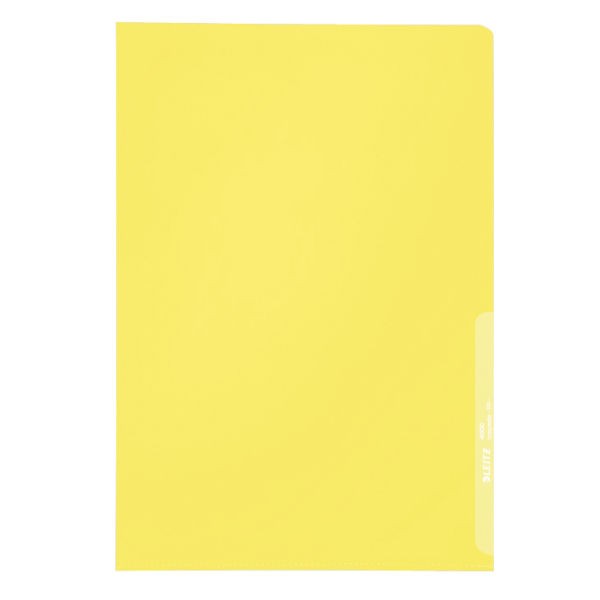 Akter A4 Standard PP genarbt 0,13 mm gelb mit Kantenschweißnaht